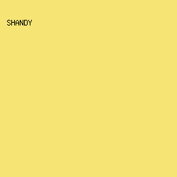 F6E575 - Shandy color image preview