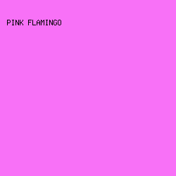 F871F7 - Pink Flamingo color image preview