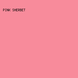 F88B9B - Pink Sherbet color image preview
