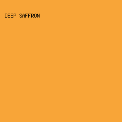 F8A538 - Deep Saffron color image preview