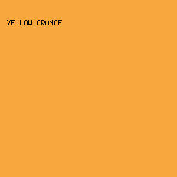 F8A73E - Yellow Orange color image preview