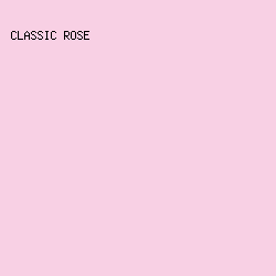 F8D0E4 - Classic Rose color image preview