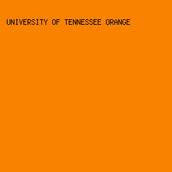F98200 - University Of Tennessee Orange color image preview