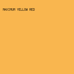F9B64F - Maximum Yellow Red color image preview