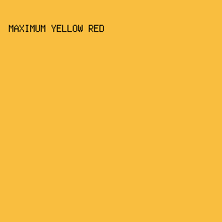 F9BE3F - Maximum Yellow Red color image preview