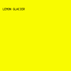 F9FB00 - Lemon Glacier color image preview
