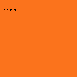 FB731C - Pumpkin color image preview