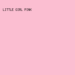 FBBED1 - Little Girl Pink color image preview