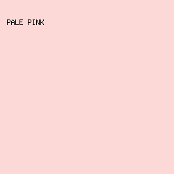 FCD8D6 - Pale Pink color image preview