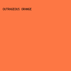 FD7744 - Outrageous Orange color image preview