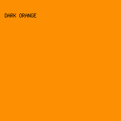 FD8F03 - Dark Orange color image preview