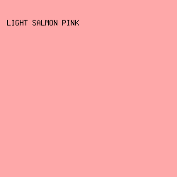 FEA8A9 - Light Salmon Pink color image preview