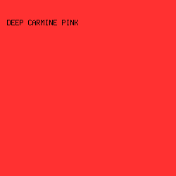 FF3131 - Deep Carmine Pink color image preview