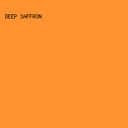 FF9332 - Deep Saffron color image preview