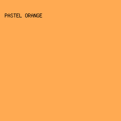 FFAA52 - Pastel Orange color image preview