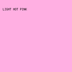 FFAFE2 - Light Hot Pink color image preview