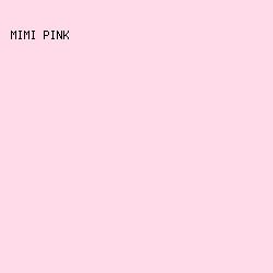 FFDAE9 - Mimi Pink color image preview