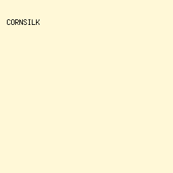 FFF8D7 - Cornsilk color image preview