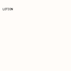 FFFCF9 - Lotion color image preview