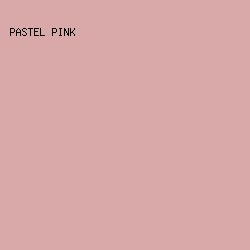 d8a9a8 - Pastel Pink color image preview