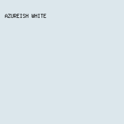 dce7ec - Azureish White color image preview