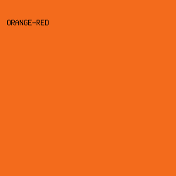 f36b1c - Orange-Red color image preview