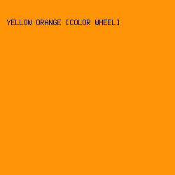 ff9506 - Yellow Orange [Color Wheel] color image preview