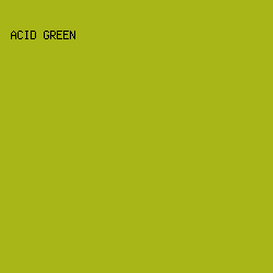 A8B617 - Acid Green color image preview