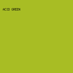 A8BD24 - Acid Green color image preview
