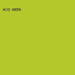 B5C82B - Acid Green color image preview