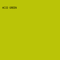 BAC407 - Acid Green color image preview