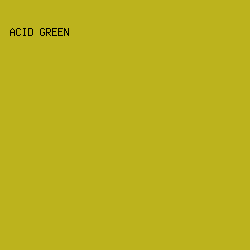 BCB31D - Acid Green color image preview