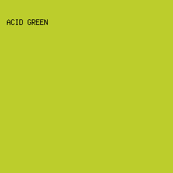 BCCD2C - Acid Green color image preview