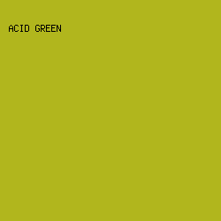 b1b61d - Acid Green color image preview
