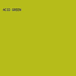 b8be19 - Acid Green color image preview