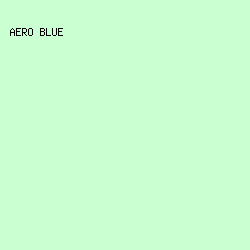C9FFD1 - Aero Blue color image preview