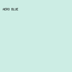 CCEDE4 - Aero Blue color image preview