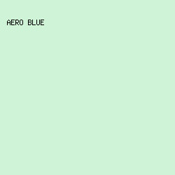 CFF3D6 - Aero Blue color image preview