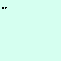 d5fff0 - Aero Blue color image preview