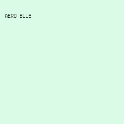 dafce6 - Aero Blue color image preview