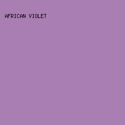 A97FB3 - African Violet color image preview