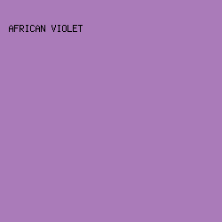 AA7BB9 - African Violet color image preview
