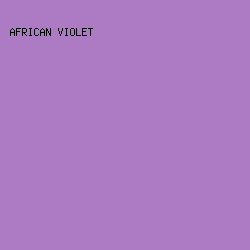 AC7BC3 - African Violet color image preview