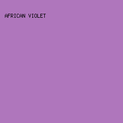 AF76BC - African Violet color image preview