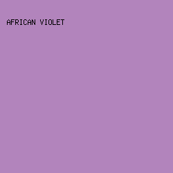 B284BC - African Violet color image preview