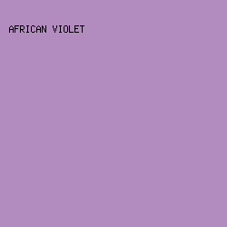 B38CBF - African Violet color image preview