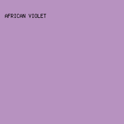 B792C0 - African Violet color image preview