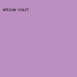 BC8FC0 - African Violet color image preview