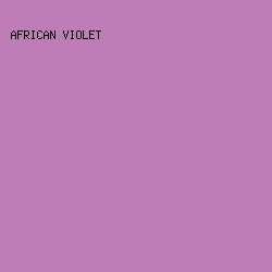 BF7DB8 - African Violet color image preview