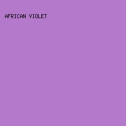 b479cb - African Violet color image preview